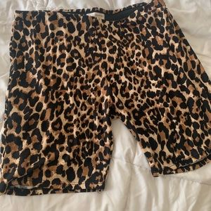 Leopard pacsun shorts